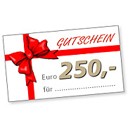 Mehrzeckgutschein im Wert von 250,00 EUR