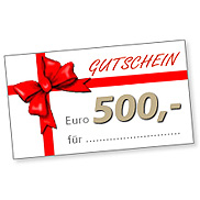 Mehrzeckgutschein im Wert von 500,00 EUR
